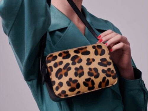Animal Print Leather, Crossbody bag