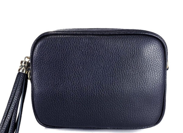 Navy Crossbody Single zip camera bag | Niche Handbags & Luggage