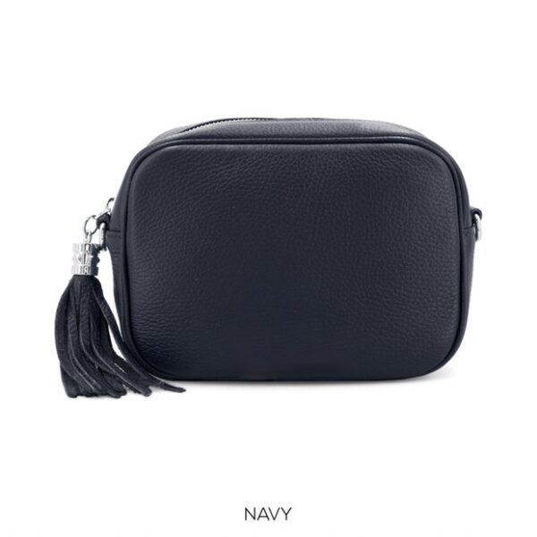 Navy Crossbody Single zip camera bag | Niche Handbags & Luggage